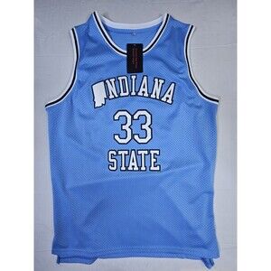Indiana State Jersey Men's Size 2XL Blue BIRD Basketball Stitched NEW TAG